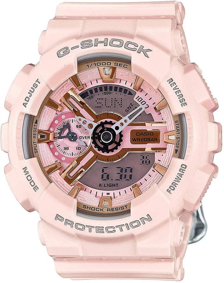 Sports Watch Gold and Pink Dial Pink Quartz Ladies - Image 1